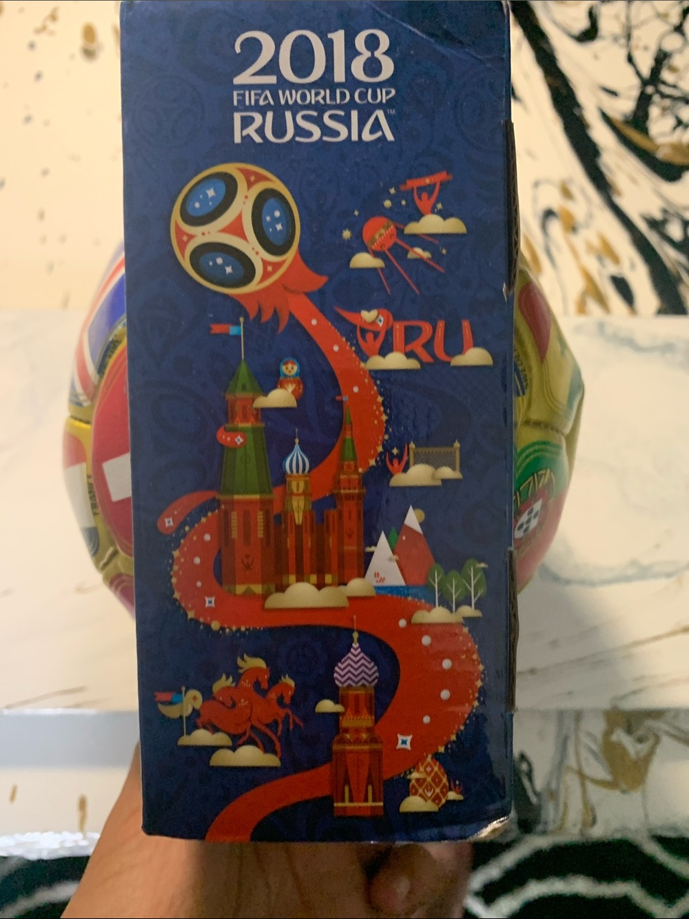 World Flags Soccer Ball - Yellow Multicolor - Picture 3 of 6
